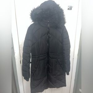 Long black coat, never worn.
